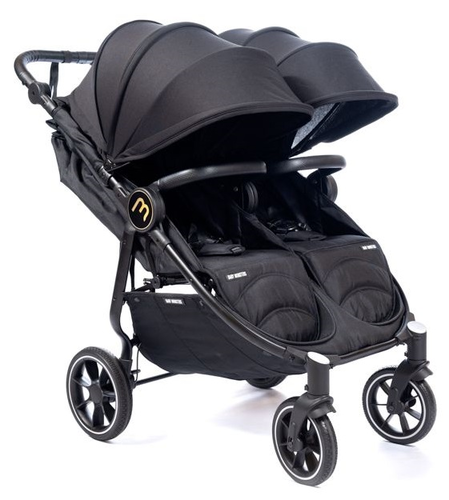 עגלת תאומים צרה בייבי מונסטרס Easy Twin 4 עם מדרך רגלים מכוונן