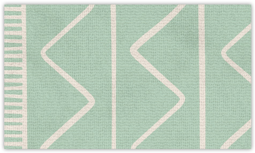 שטיח פעילות מעוצב לחדר ילדים Soft Mat במגע רך - זיג זג ירוק