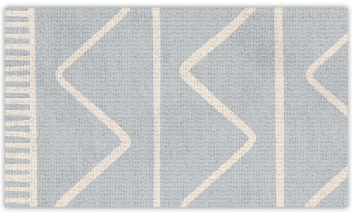 שטיח פעילות מעוצב לחדר ילדים Soft Mat במגע רך - זיג זג אפור