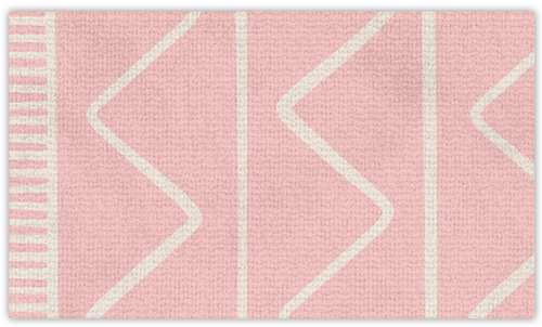 שטיח פעילות מעוצב לחדר ילדים Soft Mat במגע רך - זיג זג ורוד
