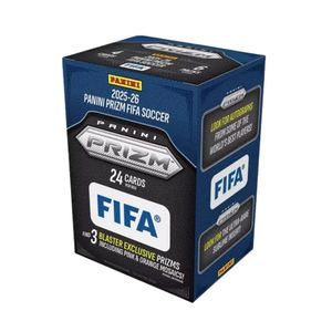 קלפי ספורט פריזם פיפ"א פניני 2025-26 2025-26 Panini Prizm FIFA Soccer Trading Card Blaster Box