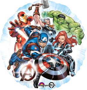 בלון מיילר 43 ס"מ עגול הנוקמים Avengers מארוול