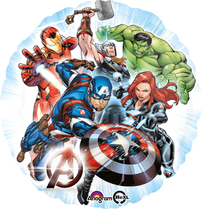בלון מיילר 43 ס"מ עגול הנוקמים Avengers מארוול