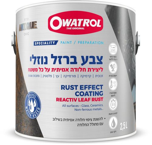 צבע ברזל נוזלי - 2.5 ליטר