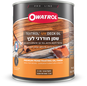 טקסטרול | שמן חודרני לעץ - גלון 3.69 ליטר