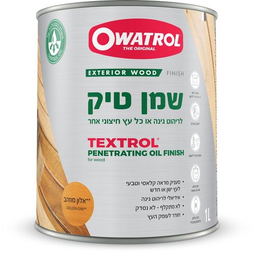 שמן טיק - אלון מוזהב - 1 ליטר
