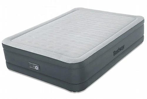 מזרן /  מיטה מתנפחת זוגית Queen Fortech Airbeds עם משאבה חשמלית מובנית, מתאים לאירוח ולמילואים