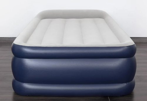 מזרן /  מיטה מתנפחת יחיד INDOOR Airbeds עם משאבה חשמלית מובנית, מתאים לאירוח ולמילואים
