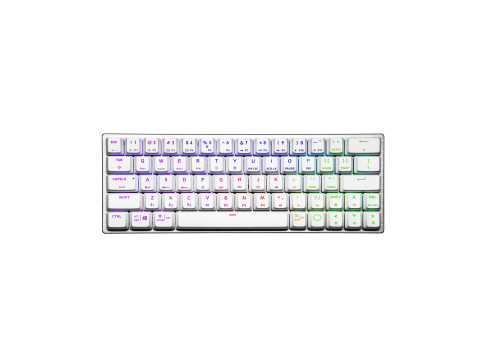 מקלדת COOLERMASTER SK622 WIRELESS WHITE KEYBOARD - SWITH BLUE