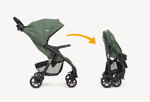 עגלת טיולון מגיל לידה Muze LX עם מגש תינוק, מגש הורה ואפשרות חיבור סלקל - שחור