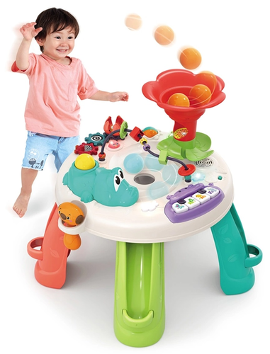 שולחן פעילות גילוי ולימוד Learn and Discover עם מוזיקה ואפקטים קוליים
