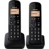 טלפון אלחוטי + שלוחה נוספת ‏ Panasonic KXTGB612  פנסוניק