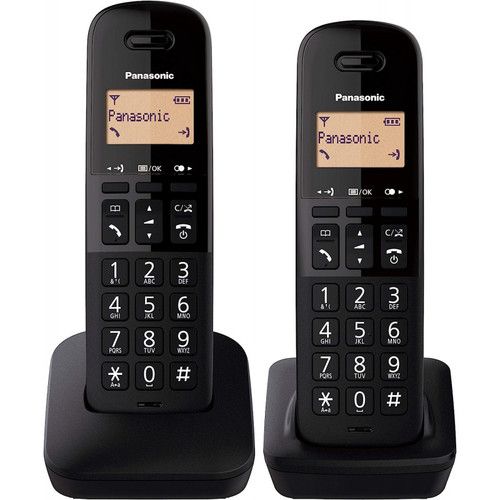 טלפון אלחוטי + שלוחה נוספת ‏ Panasonic KXTGB612  פנסוניק