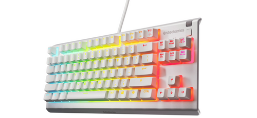 מקלדת גיימינג SteelSeries Apex Pro Gen 3 TKL Gaming Keyboard White