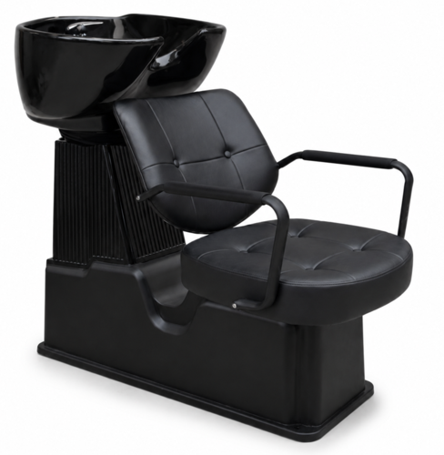 כיור חפיפה למספרה דגם BH-P3031B – כיור חרסינה שחור או לבן 