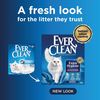 חול לחתולים אוור קלין Ever Clean לא מבושם-פס כחול-10 ליטר