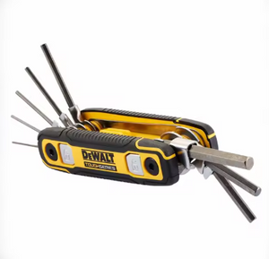 סט 8 מפתחות הלן ידניים מתקפלים מקצועי DWHT70263 DeWALT