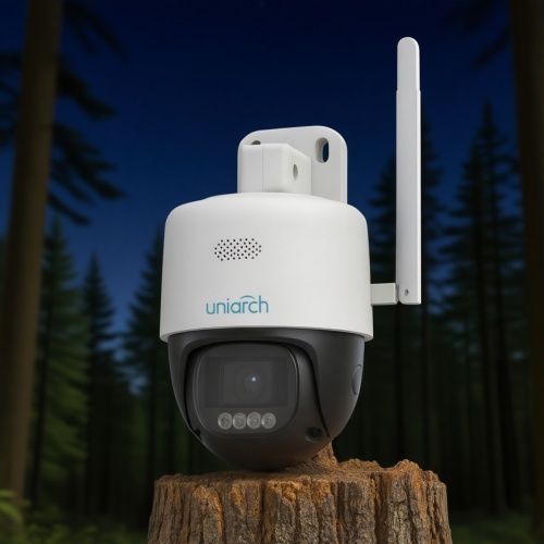 מצלמת אבטחה PT 5MP חיצונית WIFI6 IP66 דגם Uho-P3C-M5F4 מבית UNIARCH