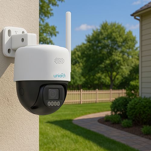מצלמת אבטחה PT 5MP חיצונית WIFI6 IP66 דגם Uho-P3C-M5F4 מבית UNIARCH
