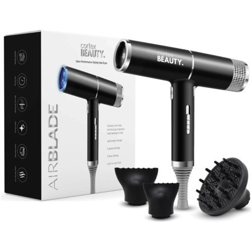מברשת פן חשמלית מסתובבת 2 ב-1 | Cortex Beauty 2-in-1 Revolving Hot Brush