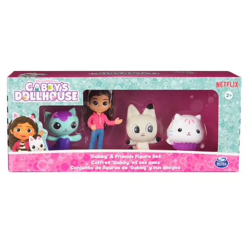 סט 4 בובות מהסדרה בית בובות של גבי 3655H מבית Gabby's Dollhouse דגם 3655H תכולת המארז