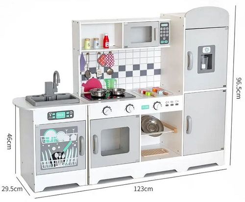 מטבח לילדים מעץ אלקטרוני ניר W10C610 מאת בית העץ דגם W10C610 לשימוש ילדים