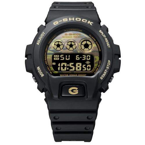 CASIO DW-6900CF-1D SERIES CAMO AND GOLD 