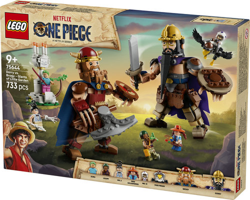 לגו ONE PIECE - דורי נגד ברוגי – ענקי האי ליטל גארדן   75644