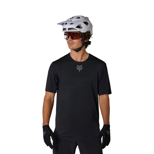 חולצת רכיבה קצרה פוקס שחור - FOX RACING FLEXAIR SS JERSEY V26