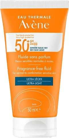 תחליב הגנה מהשמש +SPF50 לעור רגיל עד מעורב ללא בישום | מכיל 50 מ
