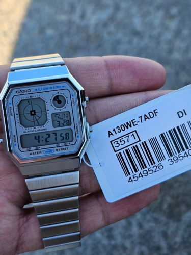 Casio A130WE-7A קסיו סדרת וינטג מלאי קטן מהרו להזמין