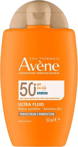 תחליב הגנה אולטרה +SPF50 עם גוון Ultra Fluid Tinted | מכיל 50 מ