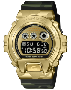 CASIO GM-6900CMG-3D BOLD CAMO SERIES CAMO AND GOLD