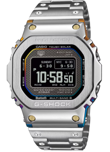 CASIO GMW-BZ5000RC-1D FULL METAL מיוצר ביפן בלוטות' וטעינה סולארית 
