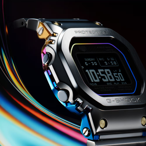 CASIO GMW-BZ5000RC-1D FULL METAL מיוצר ביפן בלוטות' וטעינה סולארית 