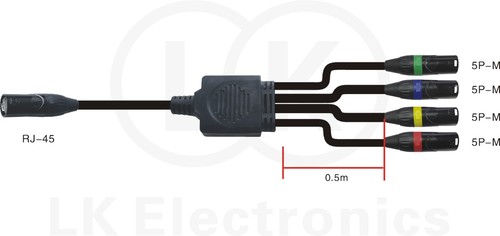 כבל DMX DMX-012