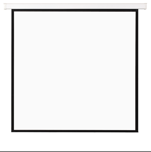 מסך הקרנה חשמלי עם מותחנים WHITESCREEN TENSIONED 108