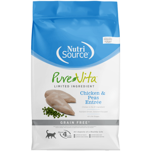 מזון יבש לחתולים פיור ויטה עוף ואפונה | Pure Vita Chicken & Peas Cat Food