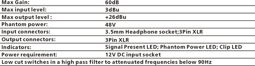 פריאמפ / DI Box MPA-1