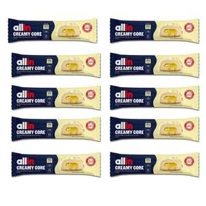חטיף חלבון Allin Creamy Core עוגת גבינה לימון | 10 יחידות - בית בריא