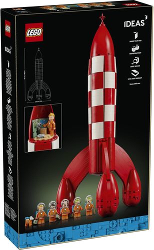 לגו Ideas - רקטת הירח של טינטין 21367