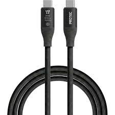 כבל תצוגה ,טעינה מהירה וסנכרון Protec DM298 Type-c to Type-c 8K 1M 