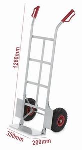 עגלת משא מתקפלת 200 ק"ג 350X200 מ"מ Varo kreator KRT670302