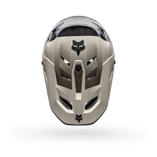 קסדת פול פייס פוקס רמפייג' אר אס לבן / שחור - FOX RAMPAGE RS SPLICE V26