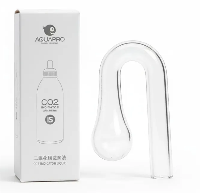 אקווה פרו אינדיקטור CO2 נתלה מזכוכית+נוזל Aquapro CO2 Indicator Kit