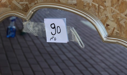 מראה  עגולה מסוגננת 90 ס