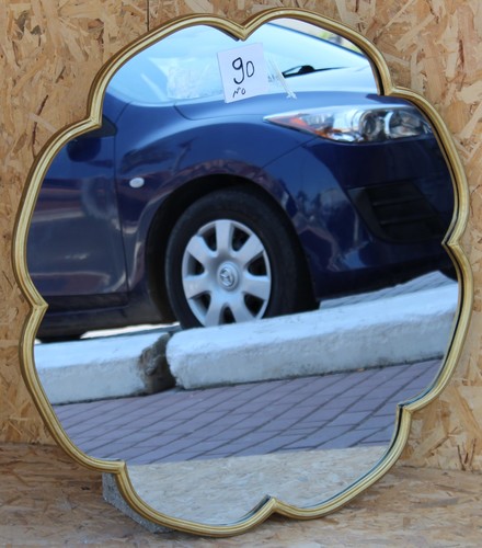 מראה  עגולה מסוגננת 90 ס