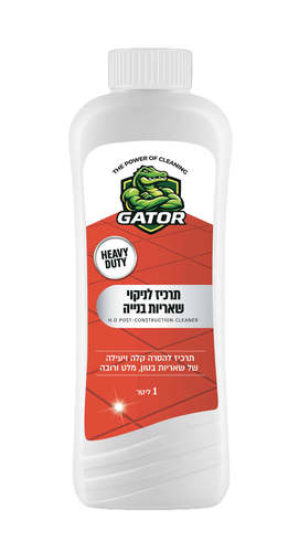 מסיר שאריות בנייה מרוכז HEAVY DUTY (1 ליטר) 
