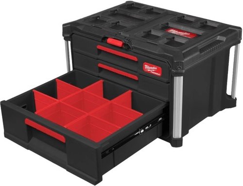 ארגז כלים 3 מגירות Milwaukee PACKOUT