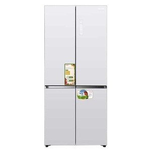 מקרר 4 דלתות 521 ליטר דגם AI-8400 איווה AIWA זכוכית לבנה